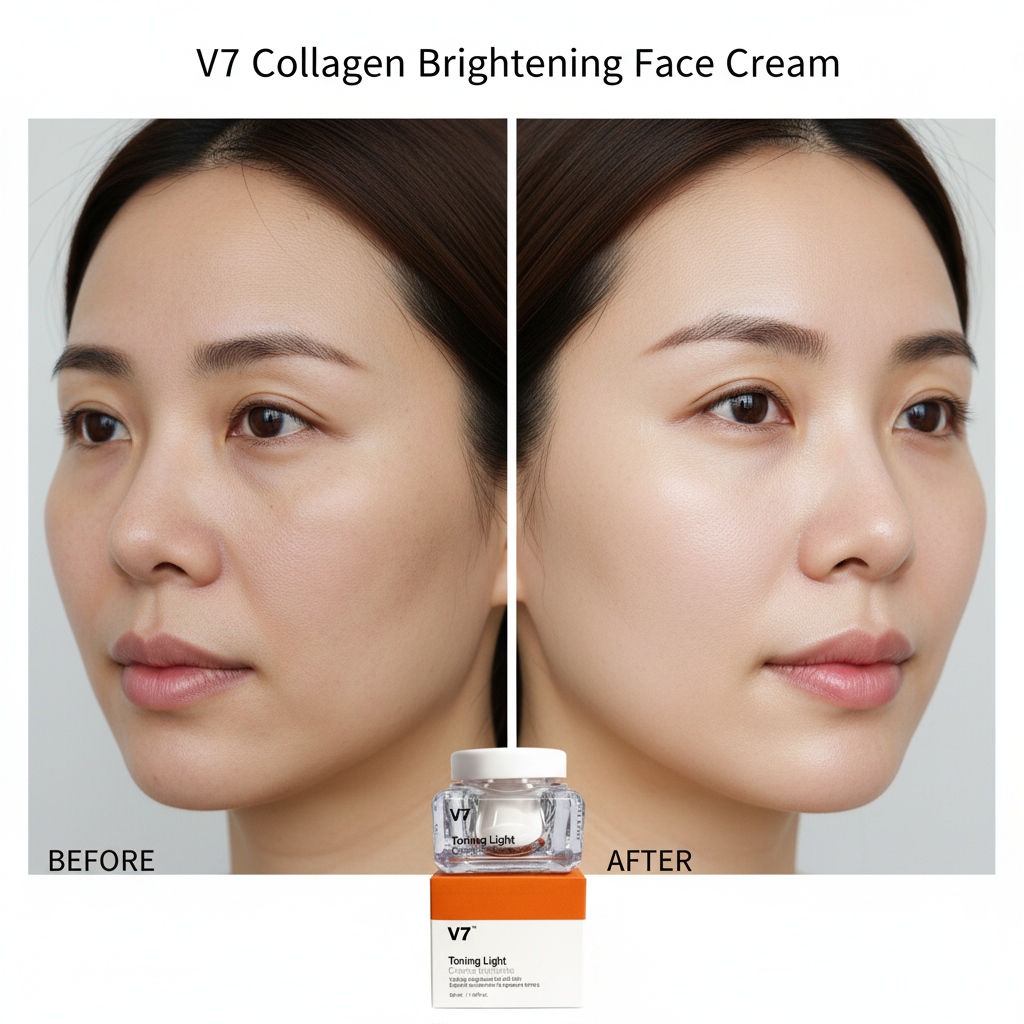 Best Selling Korean Cream V7 Collagen Korean Skin Care Products Face Care Face Cream Whitening Moisture Cream Sephora Stuff