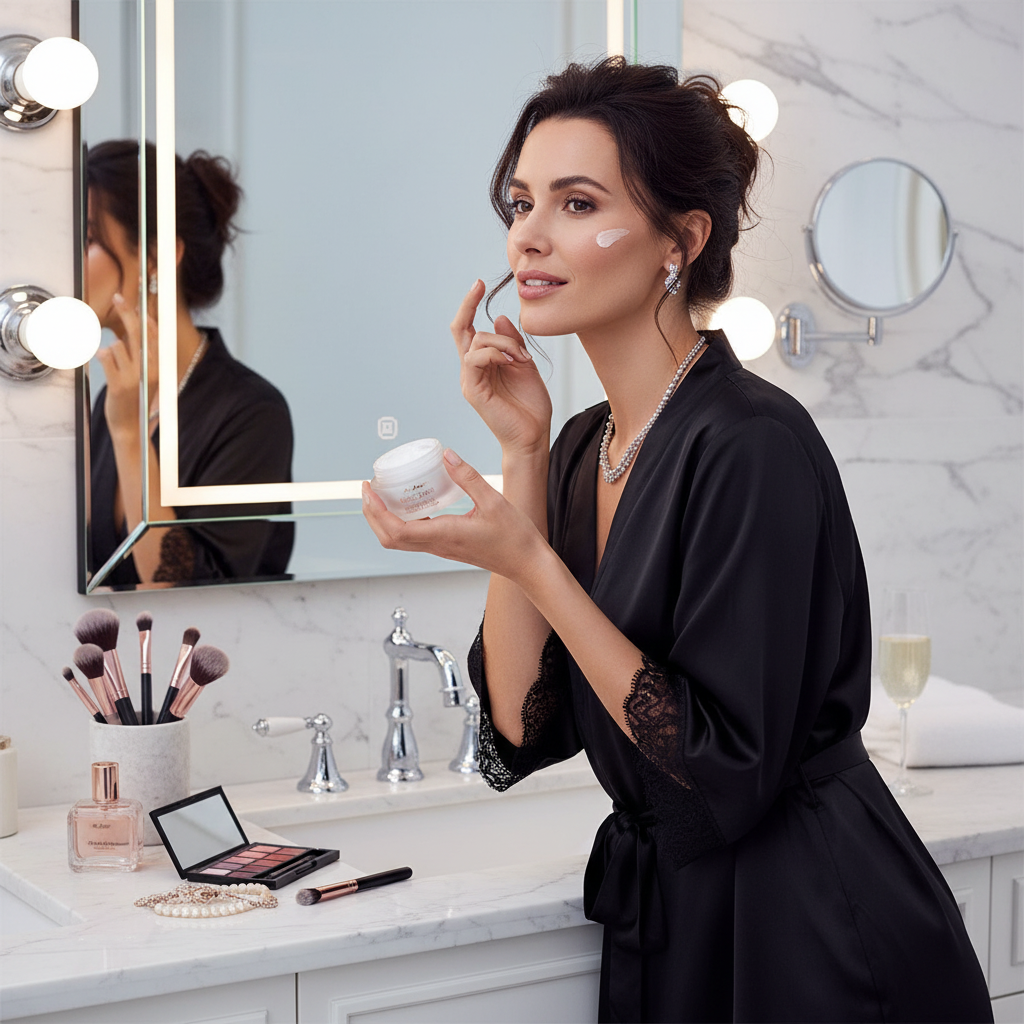 M. Asam Magic Care Perfect Teint (1.01 Fl Oz) - Transparent Make Up, Skin Care Face Cream And Makeup Primer. Beauty Product That Is Known To Minimize Wrinkles & Pores, With Peptide Complex & Retinol